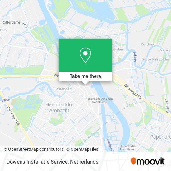 Ouwens Installatie Service Karte