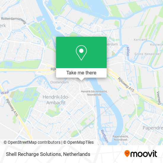 Shell Recharge Solutions map