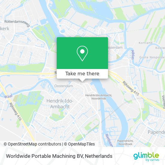 Worldwide Portable Machining BV map