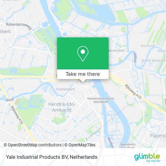 Yale Industrial Products BV Karte