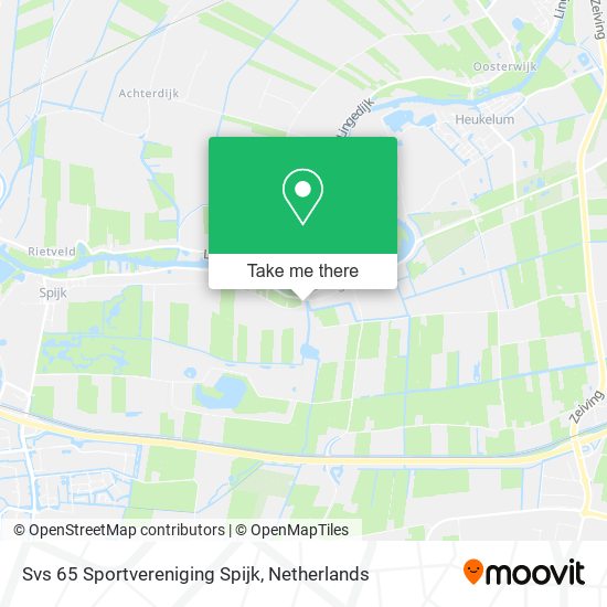 Svs 65 Sportvereniging Spijk map