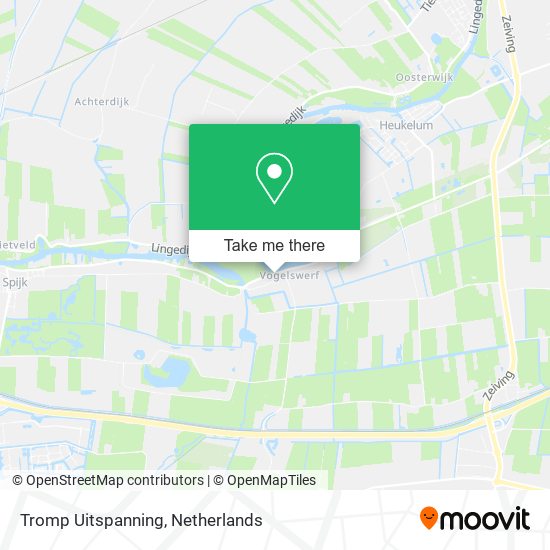 Tromp Uitspanning Karte