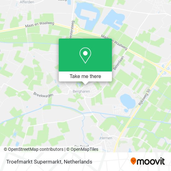 Troefmarkt Supermarkt map