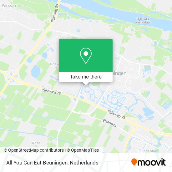 All You Can Eat Beuningen map