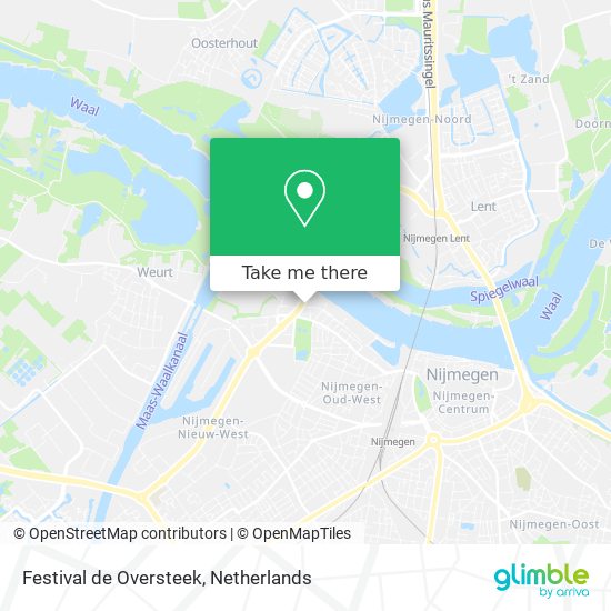 Festival de Oversteek map
