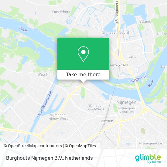 Burghouts Nijmegen B.V. map