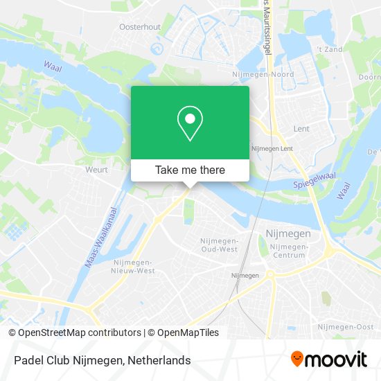 Padel Club Nijmegen map