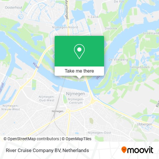 River Cruise Company BV map