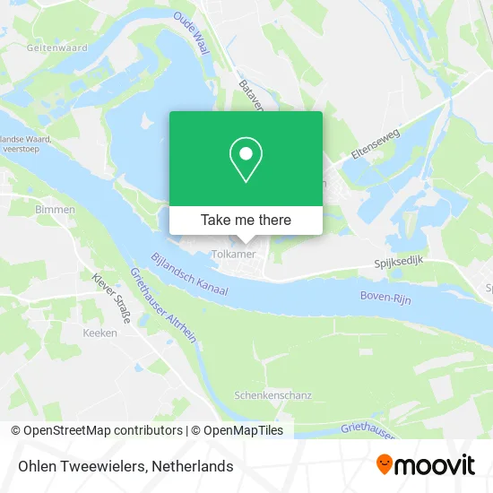 Ohlen Tweewielers map