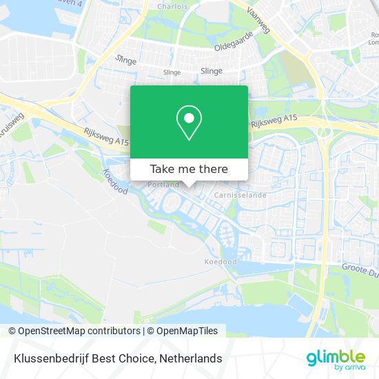 Klussenbedrijf Best Choice map