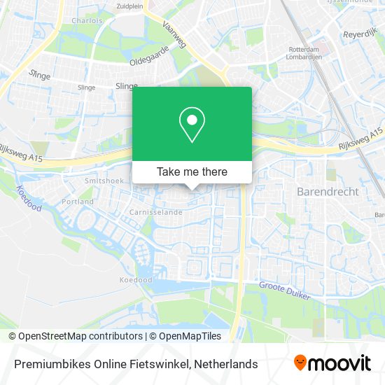 Premiumbikes Online Fietswinkel Karte