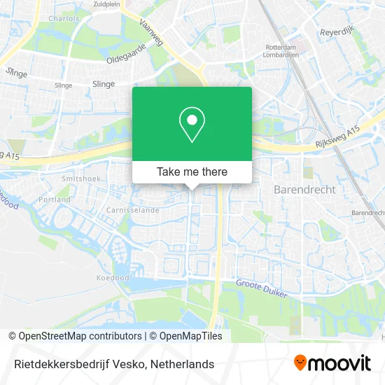 Rietdekkersbedrijf Vesko map