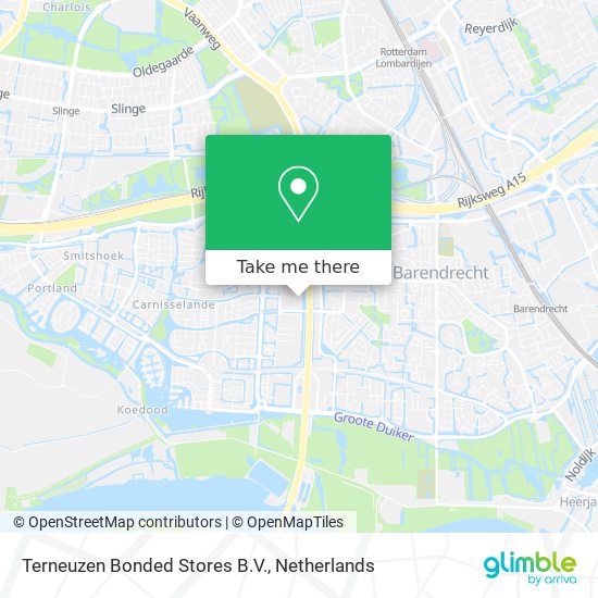 Terneuzen Bonded Stores B.V. map