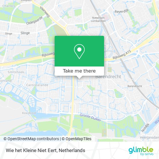 Wie het Kleine Niet Eert map