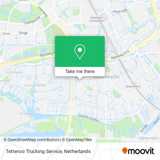 Tetteroo Trucking Service Karte