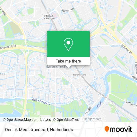 Onnink Mediatransport map