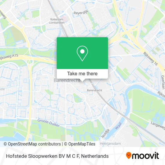 Hofstede Sloopwerken BV M C F map
