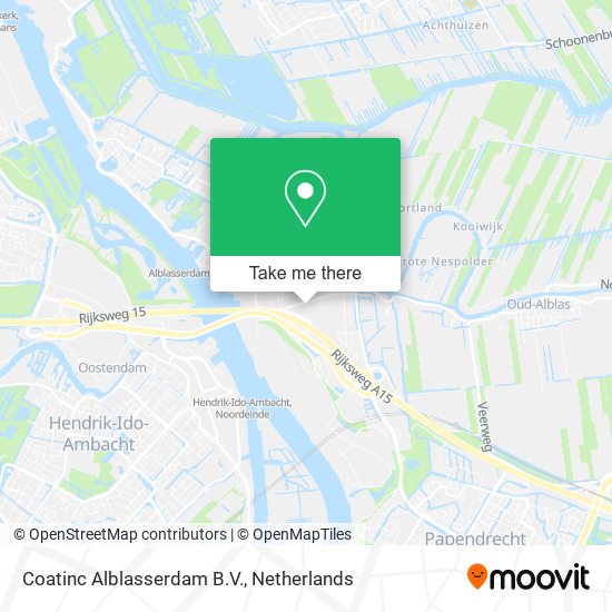 Coatinc Alblasserdam B.V. map