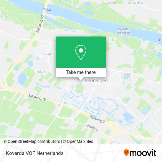 Koverda VOF map