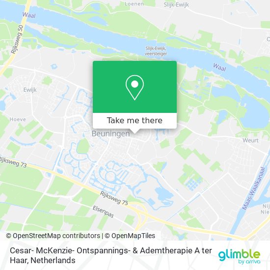 Cesar- McKenzie- Ontspannings- & Ademtherapie A ter Haar map