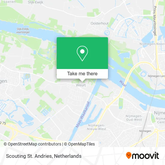 Scouting St. Andries map