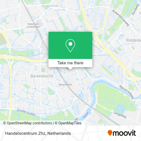 Handelscentrum Zhz map