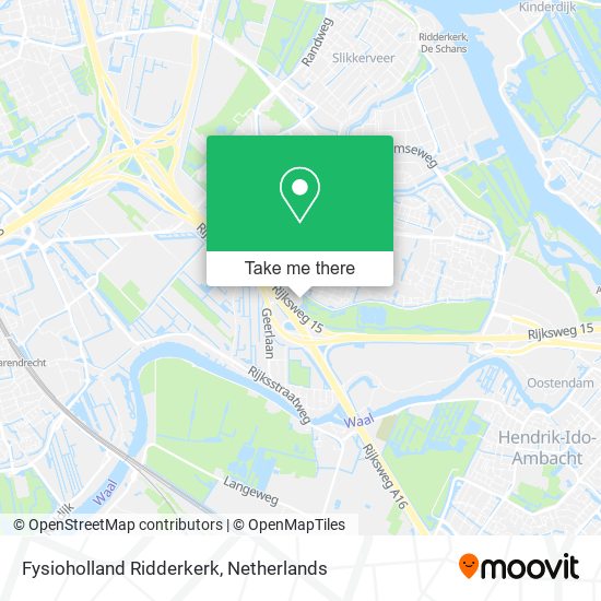Fysioholland Ridderkerk map