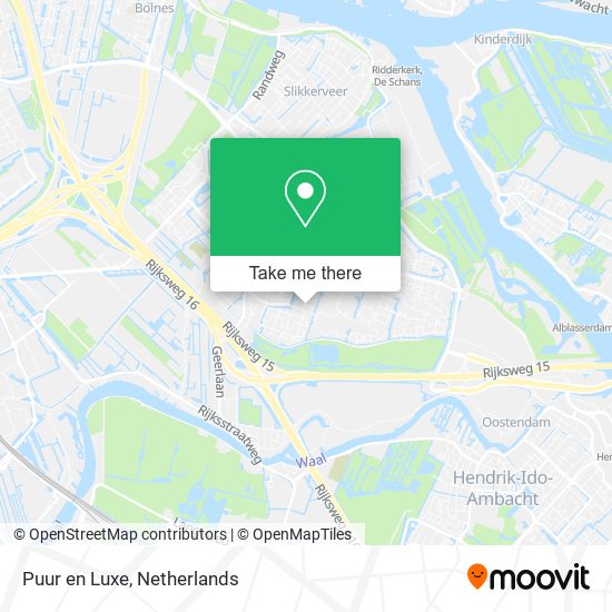 Puur en Luxe map