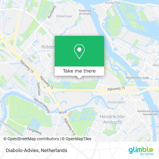 Diabolo-Advies map