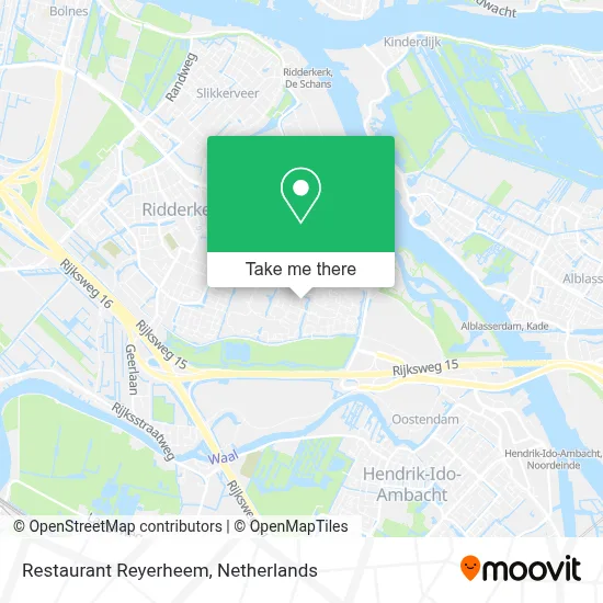 Restaurant Reyerheem map
