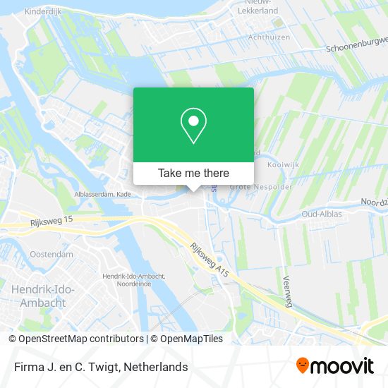 Firma J. en C. Twigt map