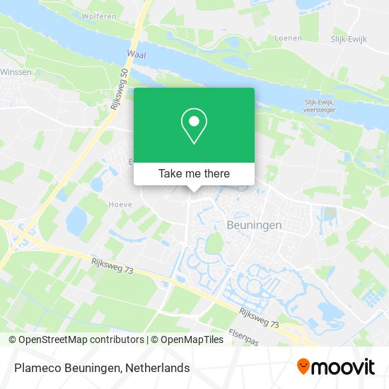 Plameco Beuningen map