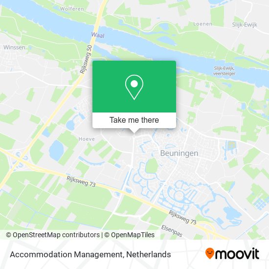 Accommodation Management map