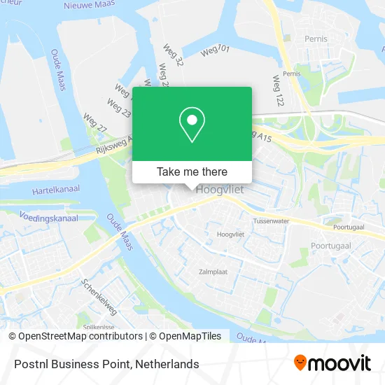 Postnl Business Point map