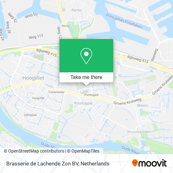 Brasserie de Lachende Zon BV map