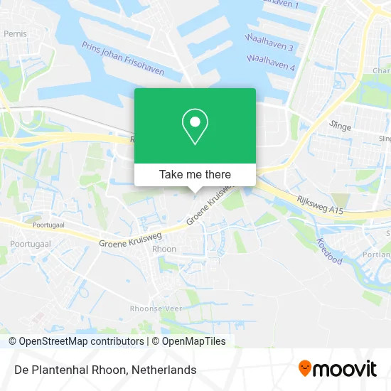 De Plantenhal Rhoon map