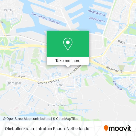Oliebollenkraam Intratuin Rhoon map