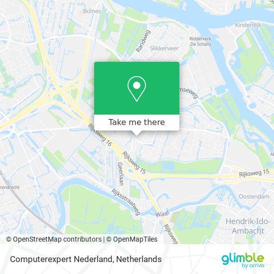 Computerexpert Nederland map