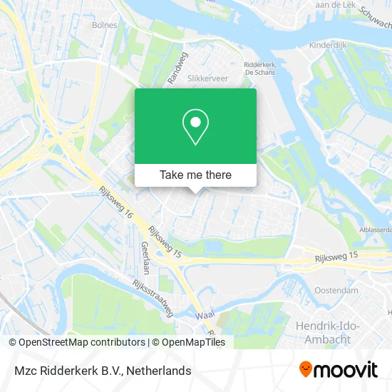 Mzc Ridderkerk B.V. map