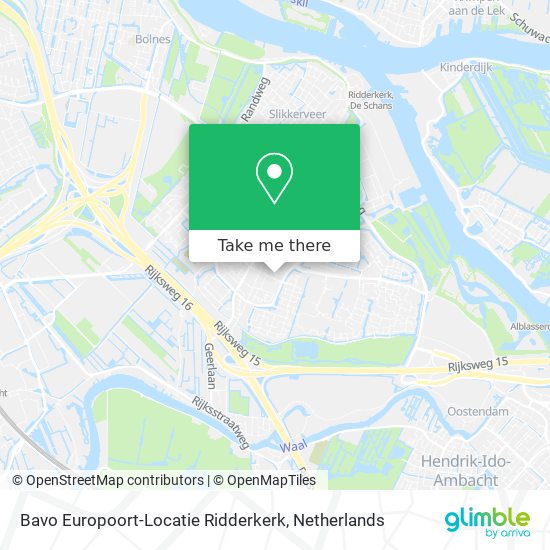 Bavo Europoort-Locatie Ridderkerk map