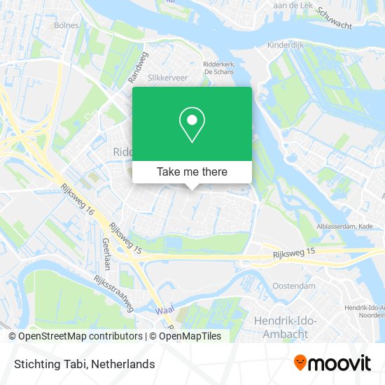 Stichting Tabi map