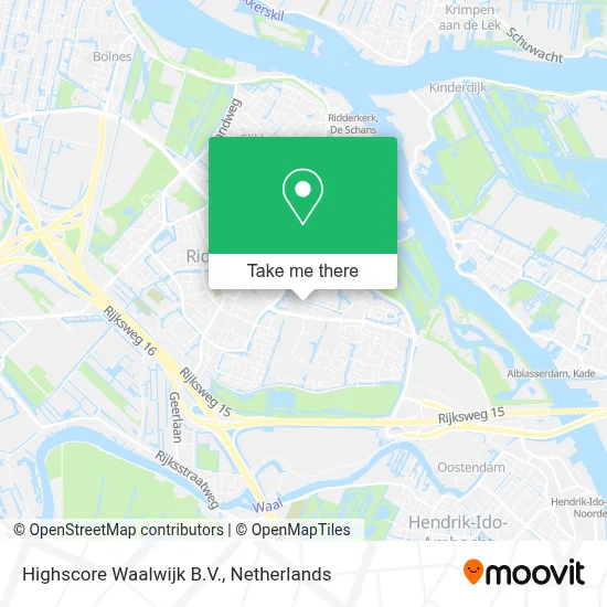 Highscore Waalwijk B.V. map