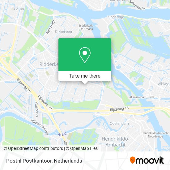 Postnl Postkantoor map