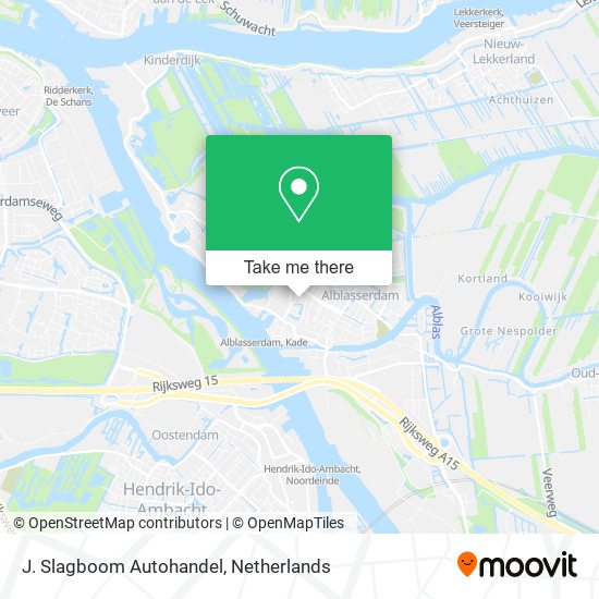 J. Slagboom Autohandel map