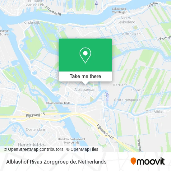 Alblashof Rivas Zorggroep de map