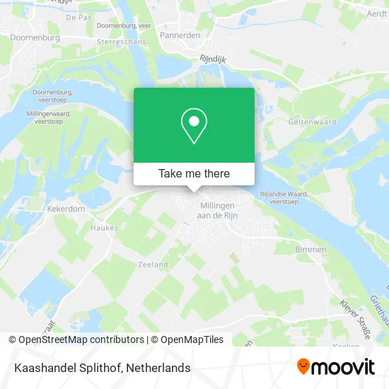 Kaashandel Splithof map