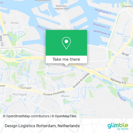 Design Logistics Rotterdam map