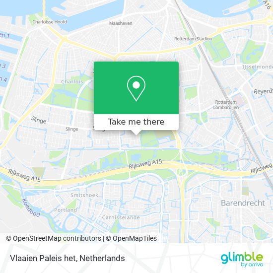 Vlaaien Paleis het map