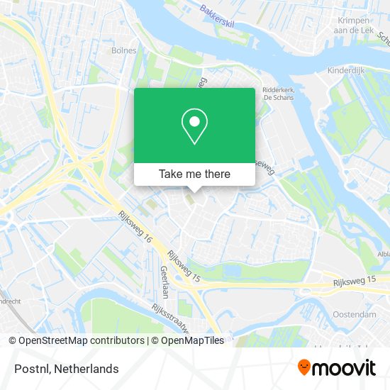 Postnl map