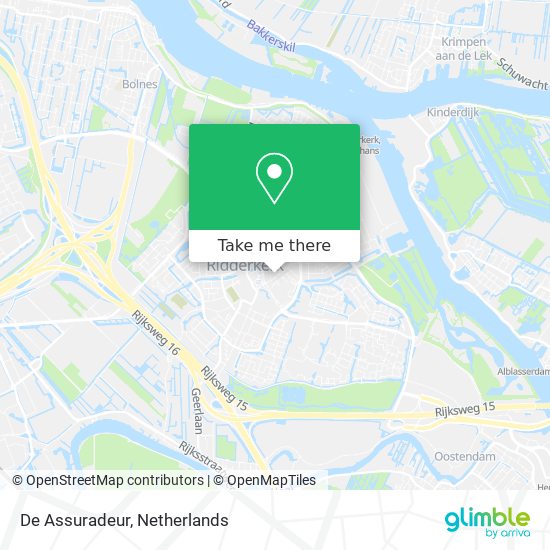 De Assuradeur map